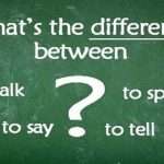Различные формы глагола talk: особенности употребления