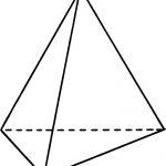 Объем треугольной пирамиды. Формулы и пример решения задачи