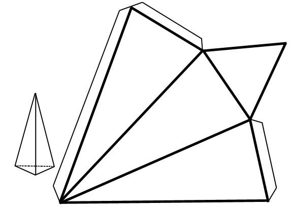 Высота боковой грани треугольника