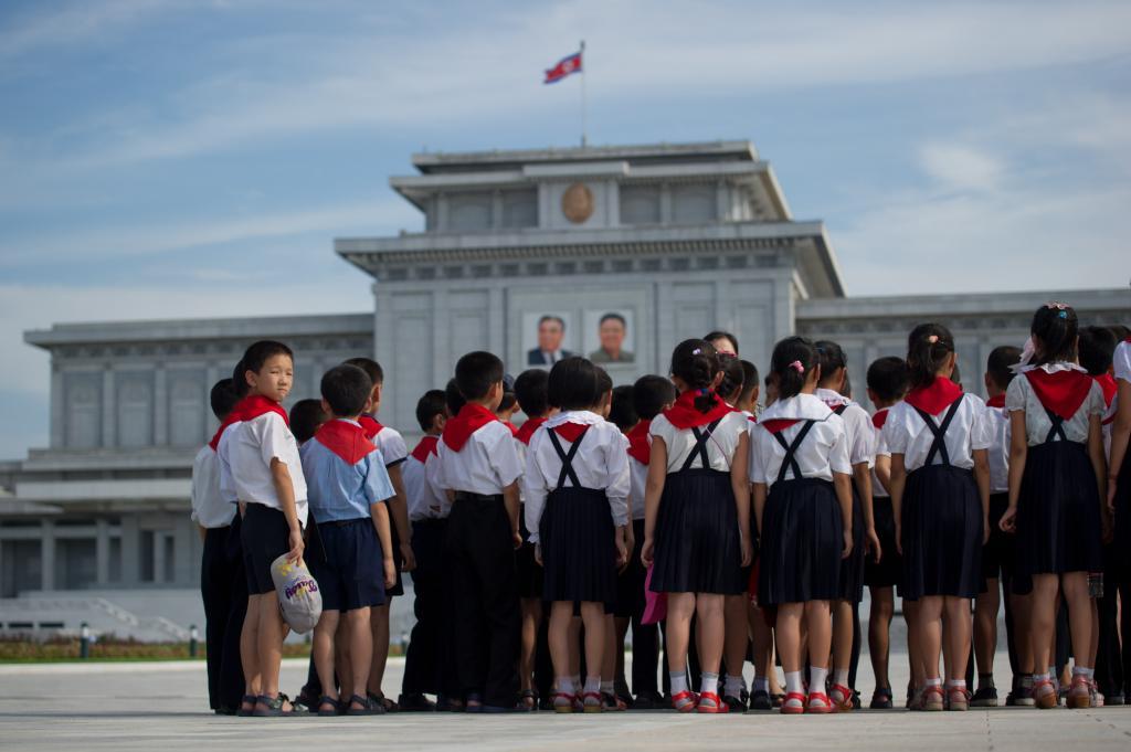 Школьники Северной Кореи
