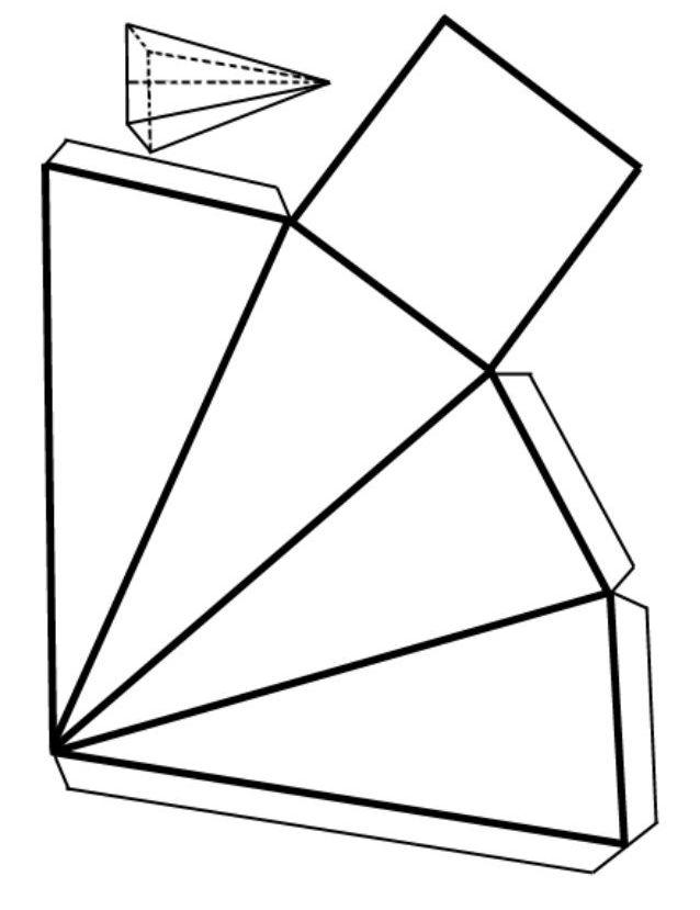 площадь четырехугольной пирамиды формулы примеры