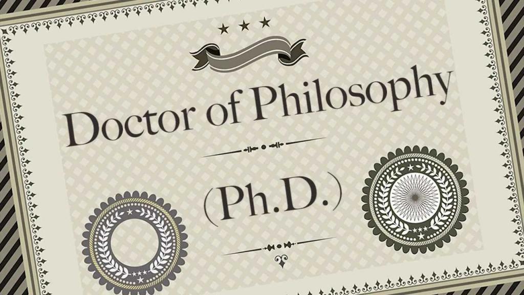 Диплом доктора философии