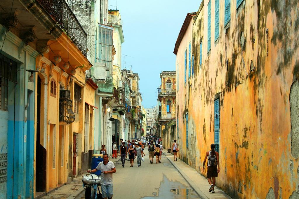 на улице в Гаване
