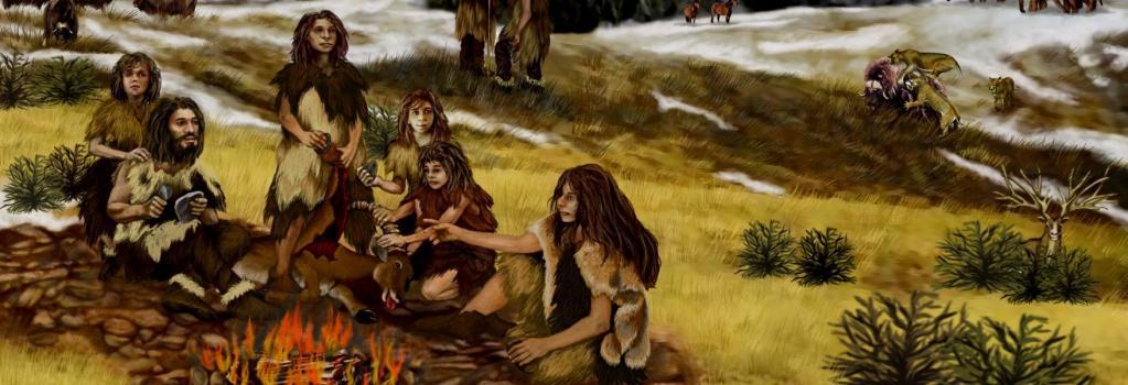 Древние млекопитающие неандертальцы