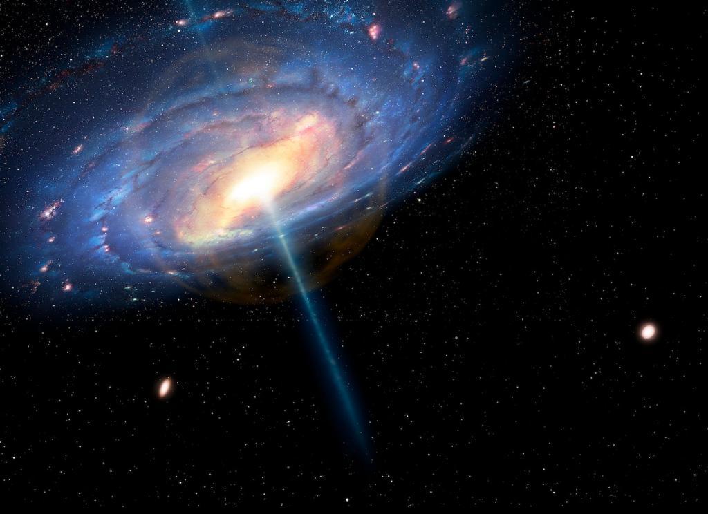 Аккреционный диск квазара
