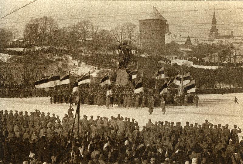 Празднование получения независмости Эстонией 1918