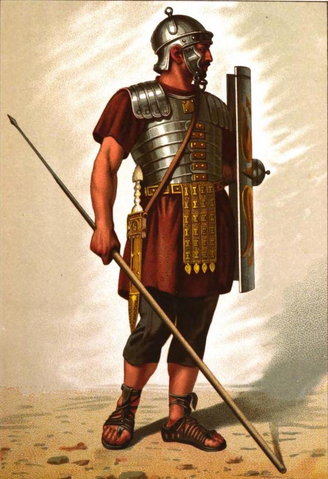 Римский легионер.