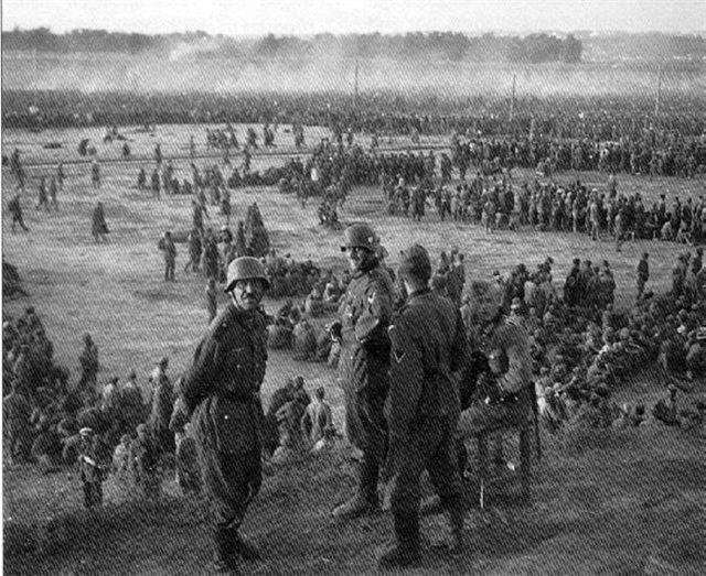 немцы в лагере