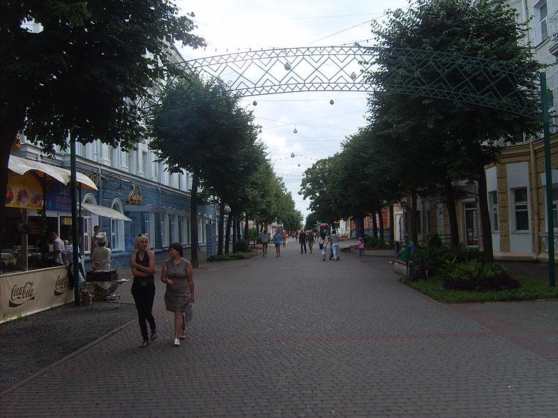 Улица в центре Могилева