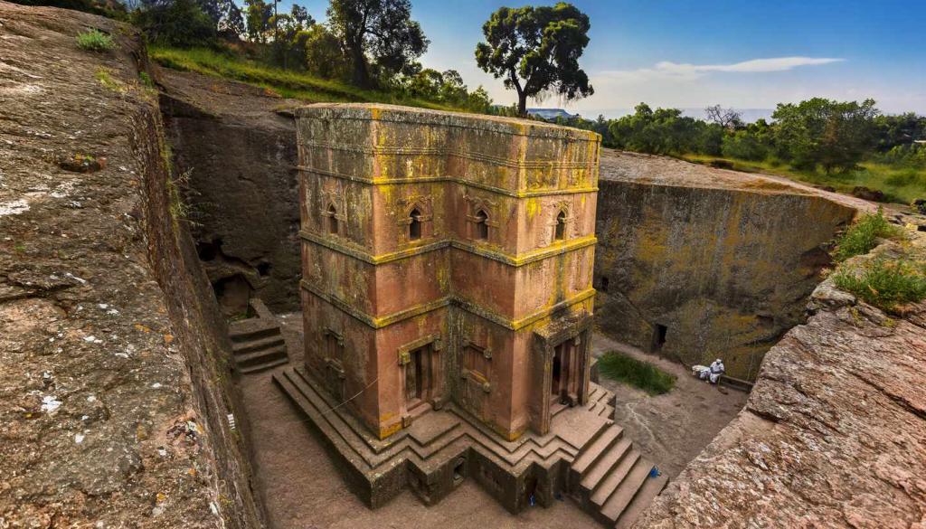 Древний храм в Эфиопии